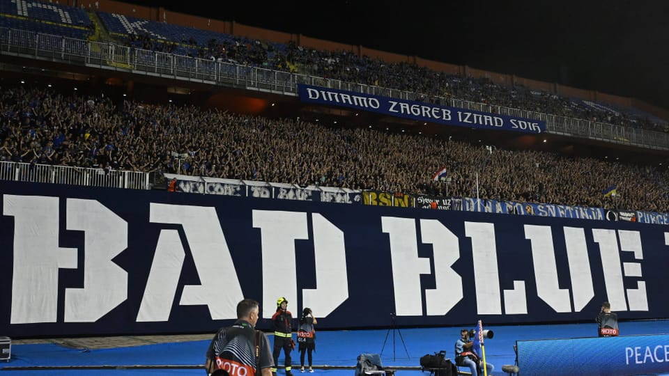 The football club Dynamo Zagreb also has its notorious ultra fans. 