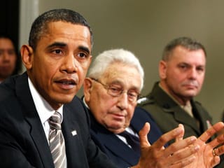 Barack Obama and Kissinger