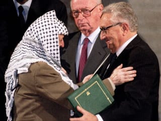Yasser Arafat and Kissinger