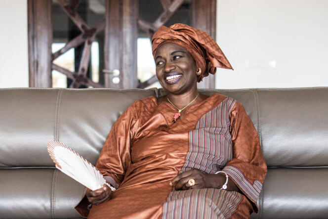 Aminata Touré at her home in Dakar, in September 2022.