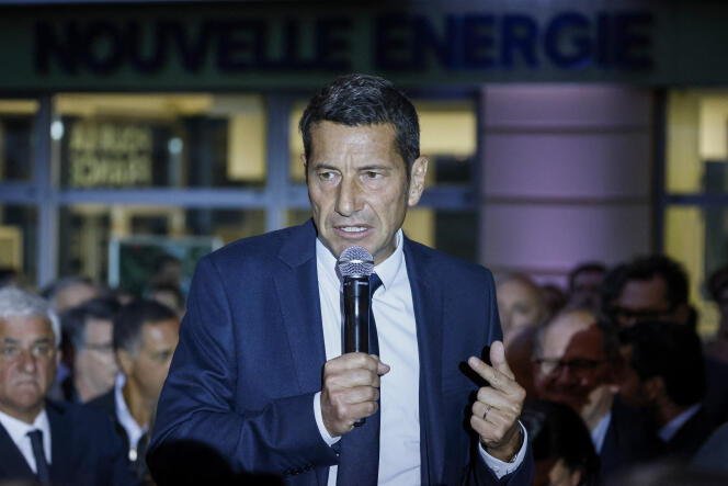 David Lisnard, president of the Association of Mayors of France (AMF) and mayor of Cannes (Les Républicains), October 3, 2023, in Paris.