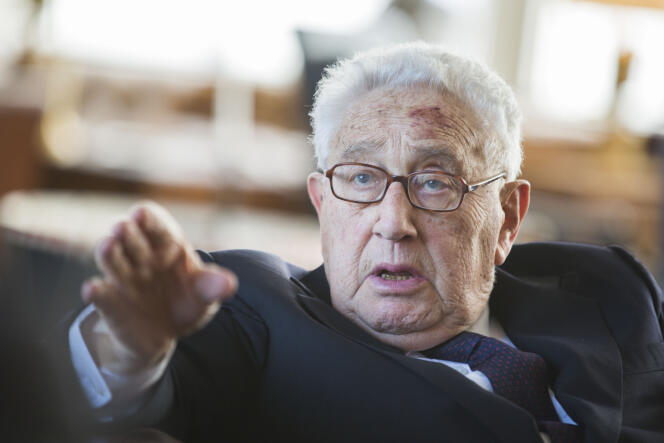 Former US Secretary of State Henry Kissinger in Berlin, June 11, 2013.