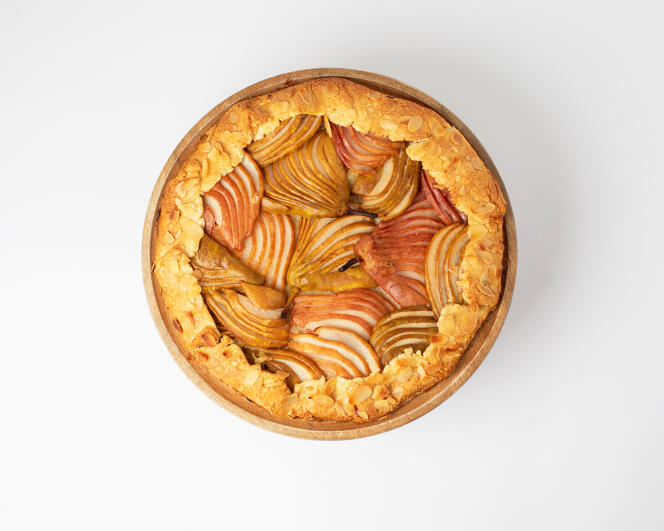 Emilie Franzo's pear and almond tart.