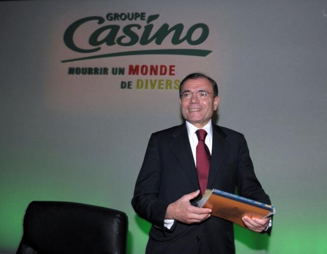 The boss of Groupe Casino, Jean-Charles Naouri, February 21, 2013, in Paris. 