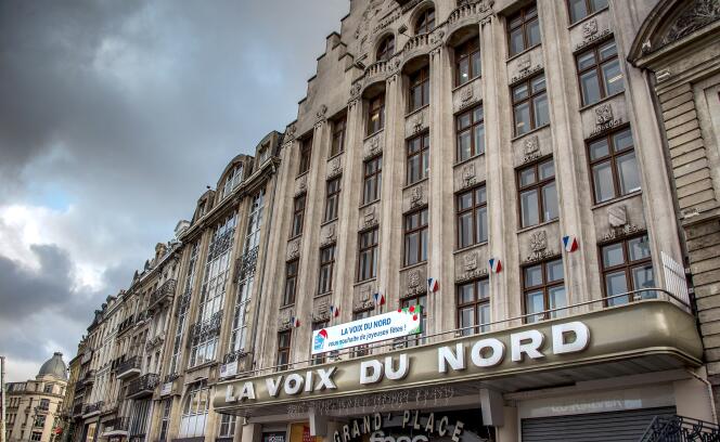 The headquarters of “La Voix du Nord”, in Lille, January 4, 2017.