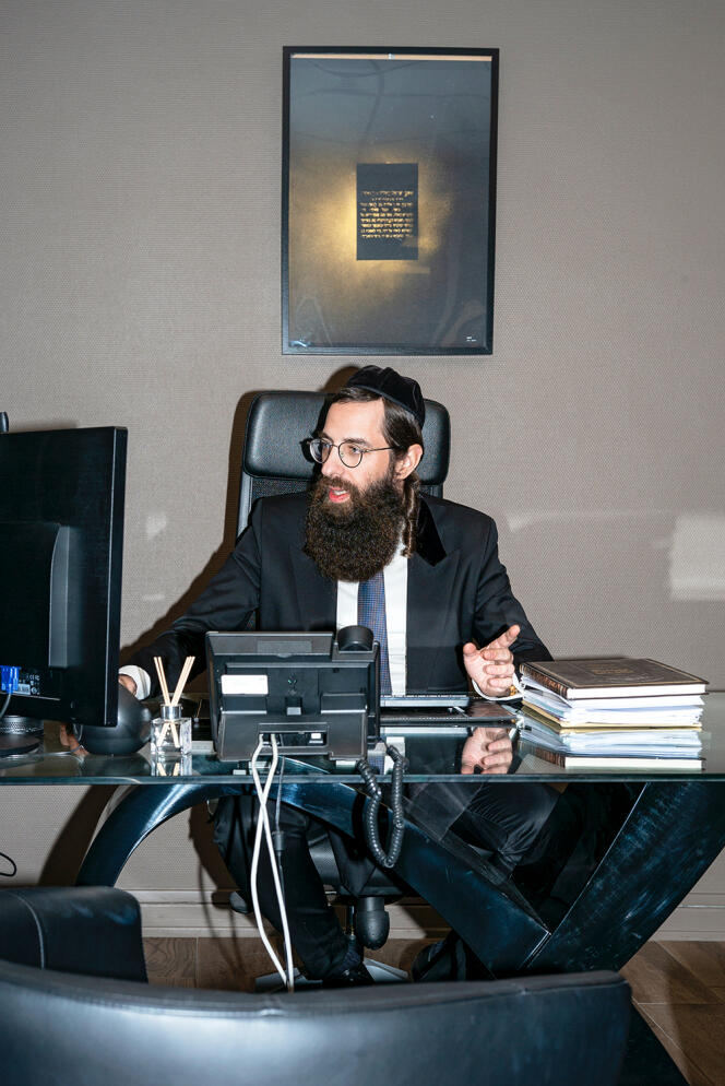Chief Rabbi Harold Abraham Weill, in his office, November 17, in Strasbourg.