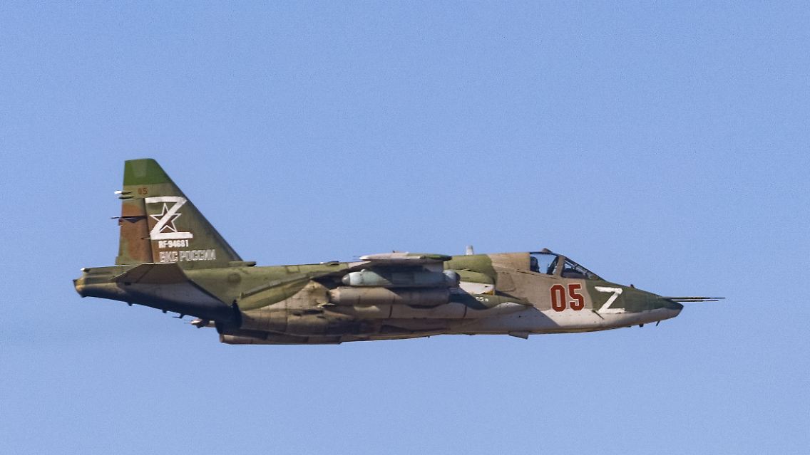 Ein Su-25-Flugzeug der russischen Streitkräfte.