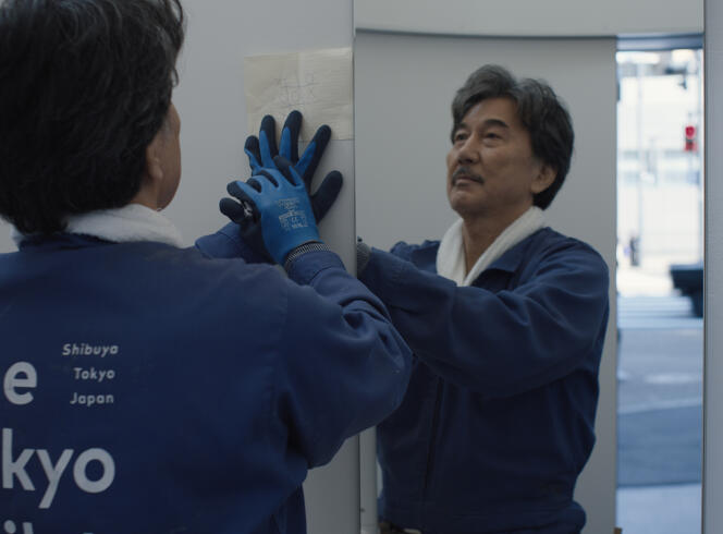 Hirayama (Koji Yakusho) in “Perfect Days”, by Wim Wenders.