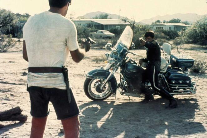 Robert Blake and Billy Green Bush in “Electra Glide in Blue” (1973), by James William Guercio.