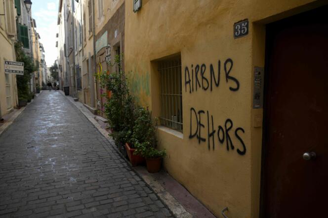 In the Panier district, a tourist area of ​​Marseille, in the south of France, on November 10, 2023.