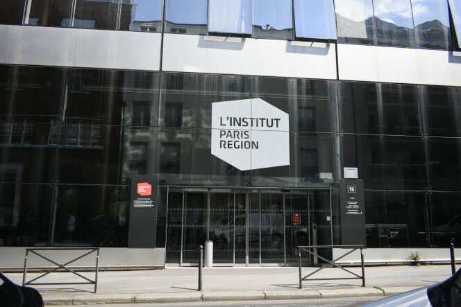 The headquarters of the Institut Paris Région, in Paris, June 13, 2023.