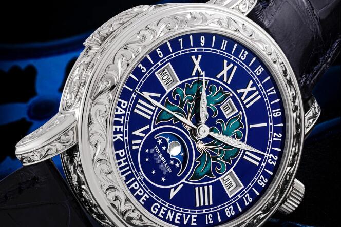 This Sky Moon Tourbillon, from Patek Philippe, was sold for $5.8 million (5.5 million euros) in March 2023.