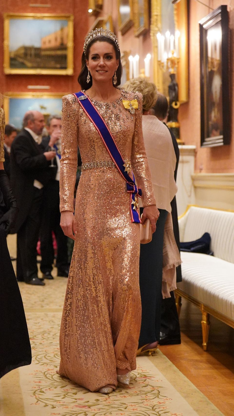 Catherine, Princess of Wales, at a pre-Christmas event for 500 members of the diplomatic corps 