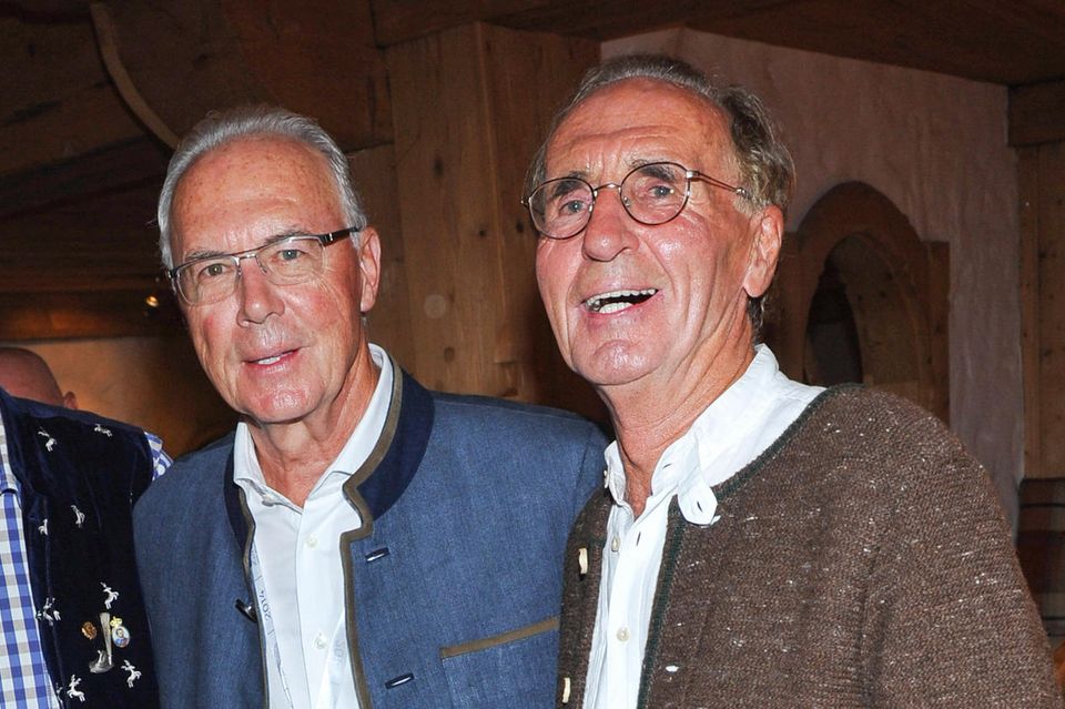 Franz Beckenbauer with his brother Walter