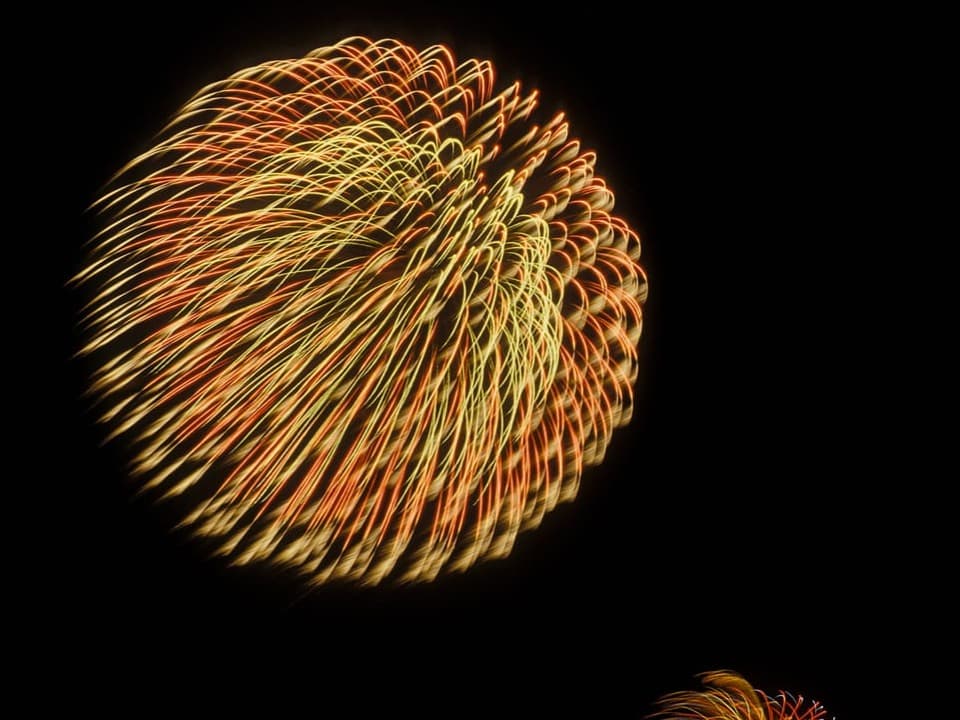 Image of a fireworks display.