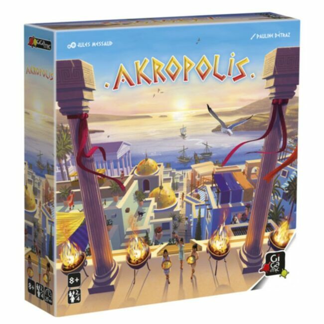 Akropolis (Golden Ace of the last Cannes International Games Festival), Gigamic, €26.90, from 8 years old