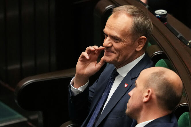 Elected prime minister by Parliament on Monday, December 11, 2023, Donald Tusk must submit to a vote of confidence on Tuesday before taking the oath of office on Wednesday to formally end eight years of nationalist power in Poland. 
