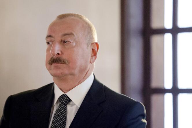 President of Azerbaijan Ilham Aliyev on December 26, 2023.