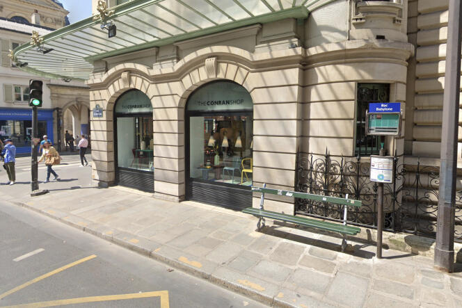 The Conran Shop store on the corner of Rue du Bac and Rue Babylone, in Paris, in May 2023.