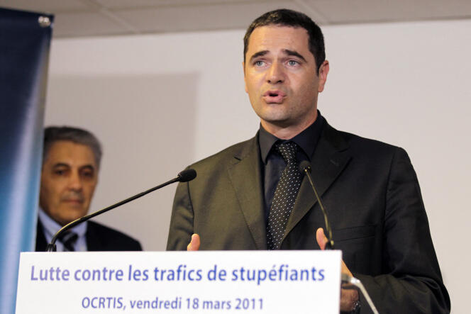 The head of the Central Office for the Suppression of Illicit Drug Trafficking (OCRTIS), François Thierry, in Nanterre, March 18, 2011.