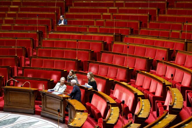 At the National Assembly, in Paris, December 4, 2023.