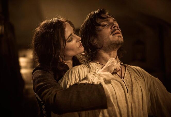 Milady (Eva Green) and D'Artagnan (François Civil), in “The Three Musketeers.  Milady”, by Martin Bourboulon.