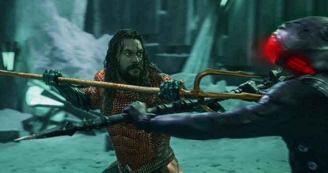 Arthur Curry, aka Aquaman (Jason Momoa) in “Aquaman and the Lost Kingdom”, by James Wan.