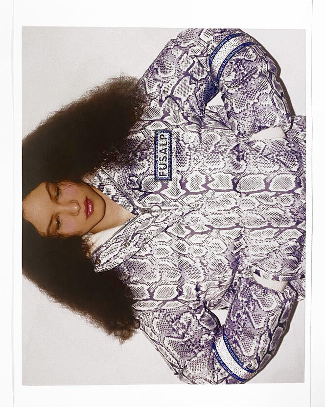 Ada Swarovski down jacket, in polyester blend micro-twill, Fusalp × Swarovski, €1,650.