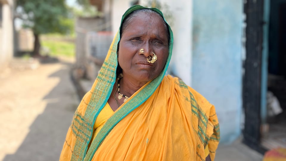 Woman with sari.
