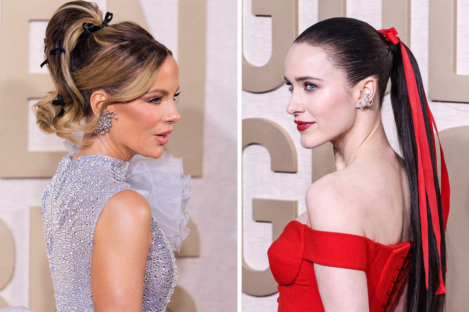 A real bow hype broke out on the red carpet of the Golden Globes. 