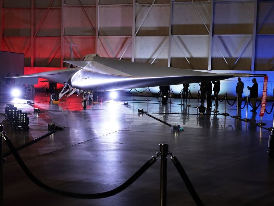 X-59 supersonic aircraft