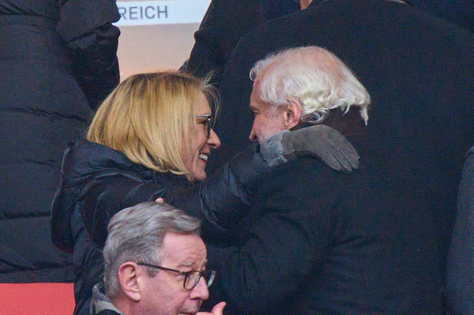 Heidi Beckenbauer and Rudi Völler