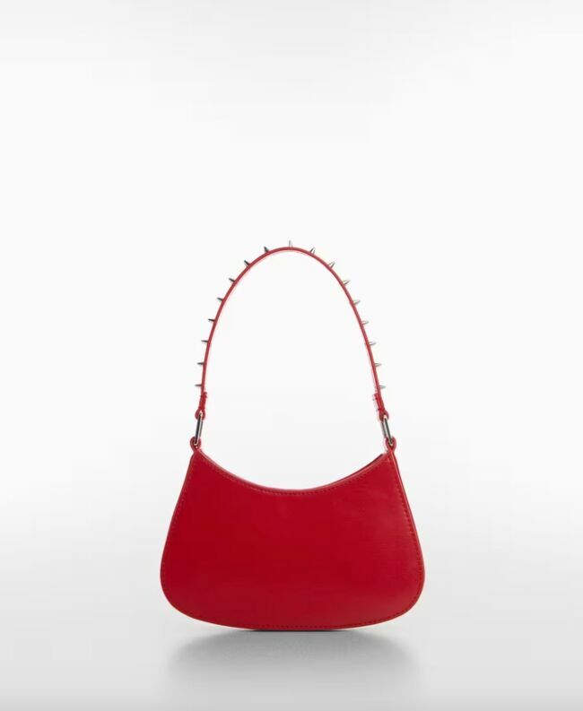 Studded handle bag, Mango 15.99 euros (initial price 29.99 euros)