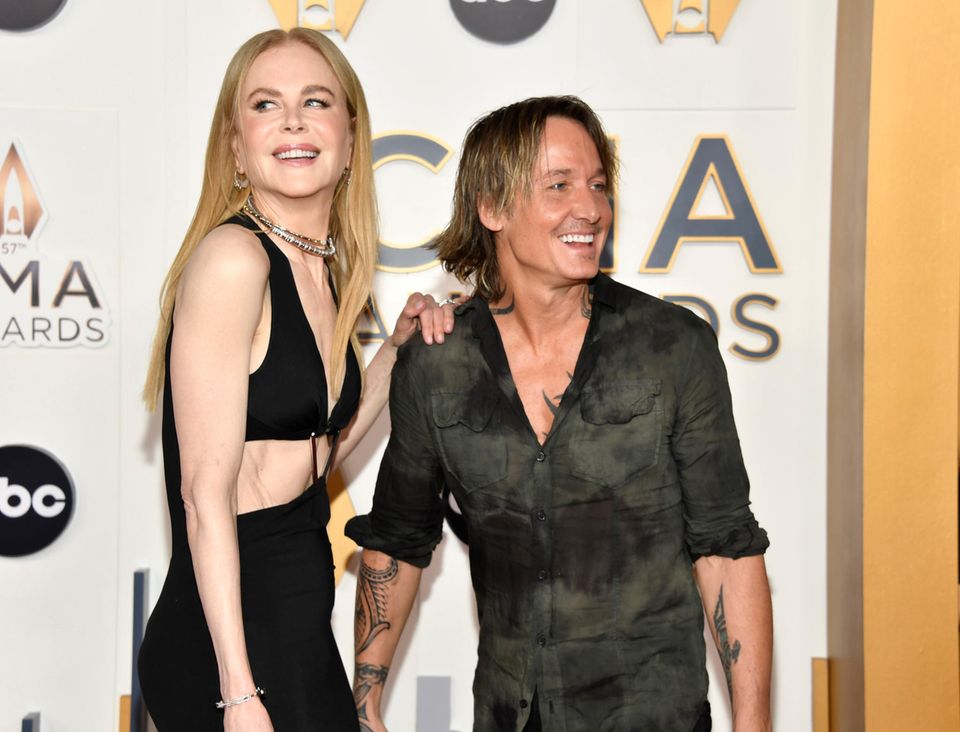 Nicole Kidman doesn't show her children in public, but she likes to show them off often with her husband Keith Urban.