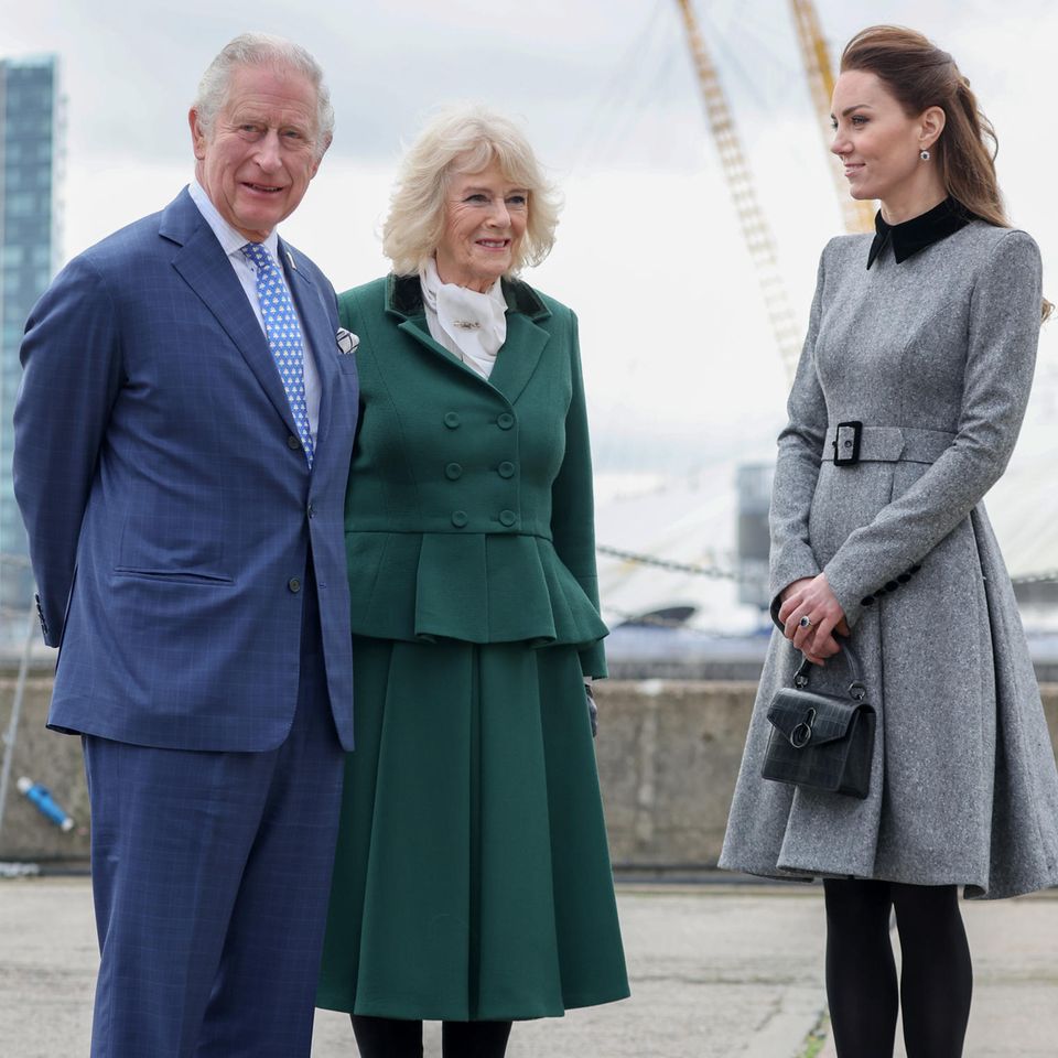 King Charles, Queen Camilla and Catherine, Princess of Wales