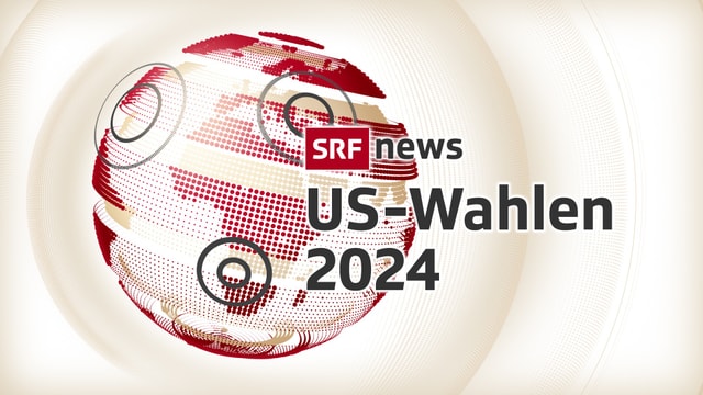 Logo of SRF News for the 2024 US elections