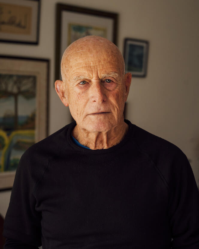 Ami Ayalon, rear admiral and former director of Shin Beth, Israel's domestic intelligence service, at his home in Kerem Maharal, Israel, January 22, 2024.