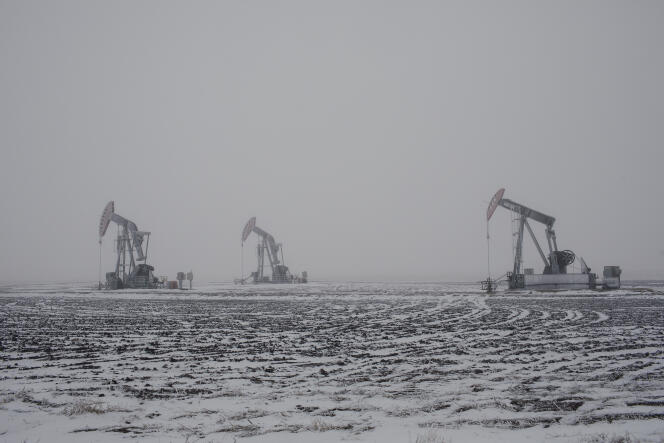 Oil operations near Estevan, in the province of Saskatchewan, Canada, November 21, 2018. 