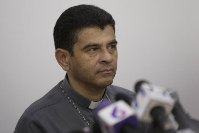 Rolando Alvarez, bishop of Matagalpa, in Managua (Nicaragua), May 3, 2018.