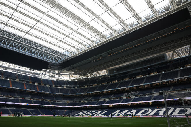 Real Madrid's Santiago-Bernabeu stadium, January 21, 2024.
