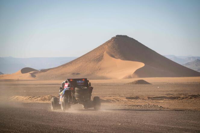 In Al-Ula, Saudi Arabia, on January 3, 2024, where the start of the Dakar is due on Friday January 5. 