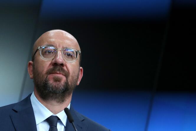   The President of the European Council, Charles Michel, in Brussels, June 22, 2020.