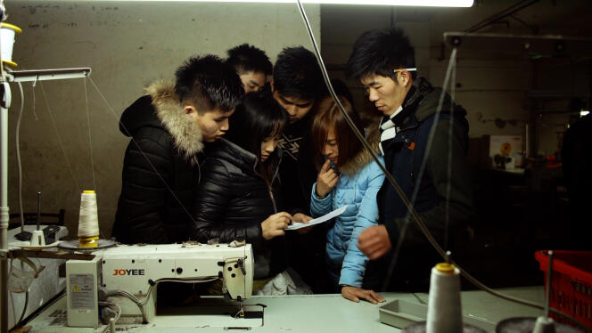 An image taken from Wang Bing's documentary, “Youth (Spring)”.