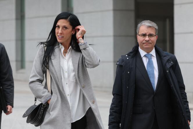 Footballer Jenni Hermoso, after her hearing by the judge, in Madrid, January 2, 2024.