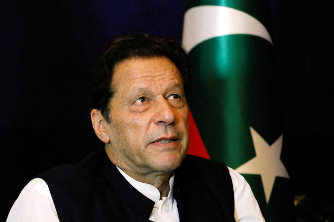 Imran Khan in Lahore, Pakistan on March 17, 2023.