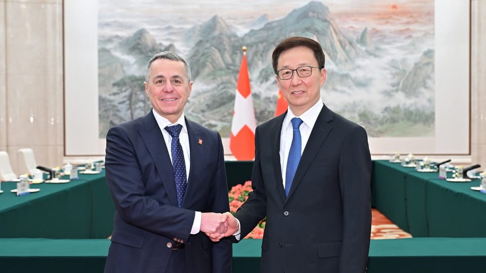 In Beijing, Foreign Minister Ignazio Cassis met, among others, Chinese Vice President Han Zheng