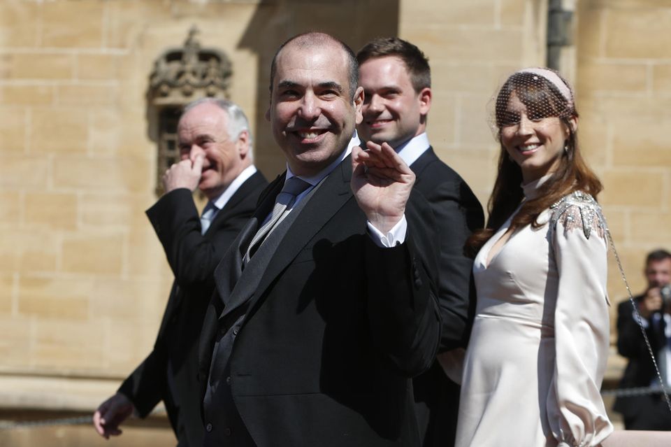 Rick Hoffman on his way to St. George's Chapel at Windsor Castle on the day of Harry and Meghan's wedding