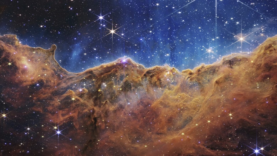 A section of the Carina Nebula.