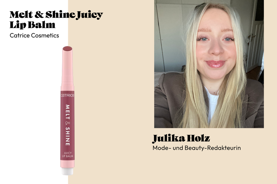Editor Julika lets her lips shine with Catrice's Melt & Shine. 
