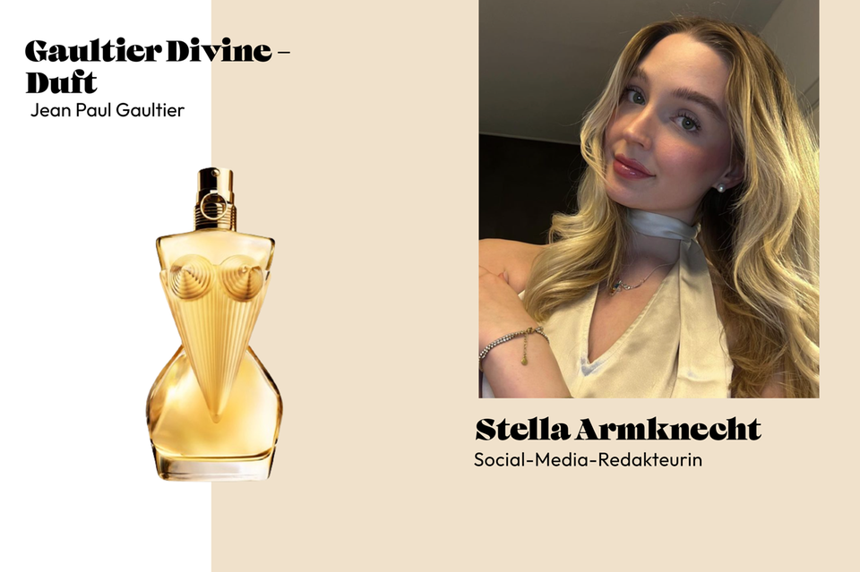 With a spray into spring?  Social media colleague Stella tries Gaultier Devine. 